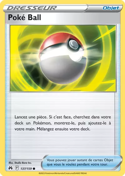 CRZ 137 159 Poké Ball PkmCards fr