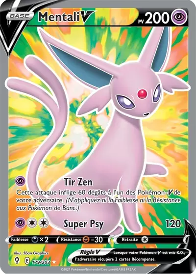 EVS 179 203 Mentali V PkmCards Fr