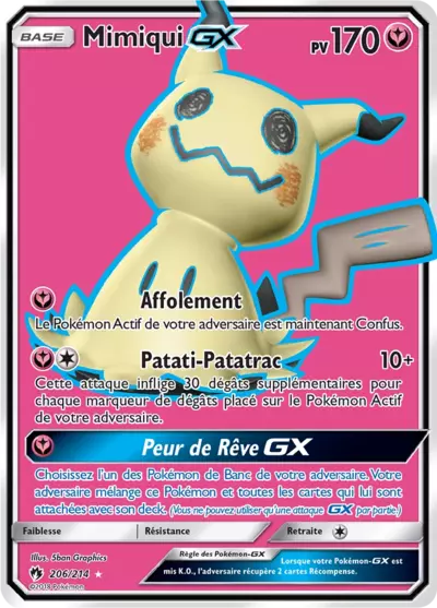 Lot Mimiqui Gx Pkmcards Fr