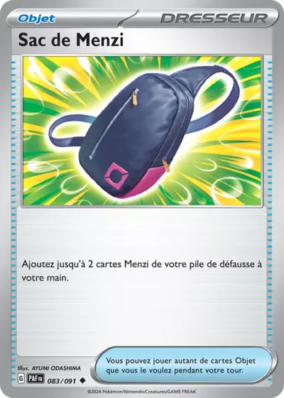 Paf Sac De Menzi Pkmcards Fr