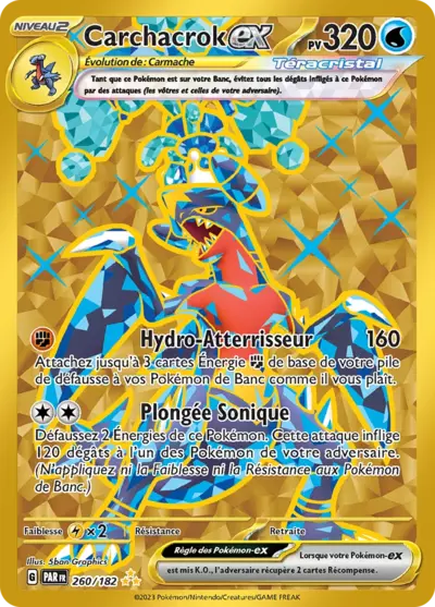 PAR 260 182 Carchacrok Téracristal EX PkmCards fr