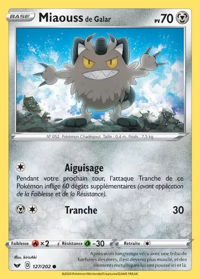 Ssh Miaouss De Galar Pkmcards Fr