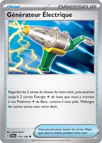 Sv G N Rateur Lectrique Pkmcards Fr