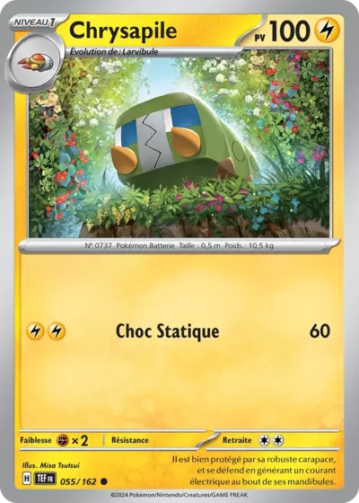 TEF 055 162 Chrysapile PkmCards Fr