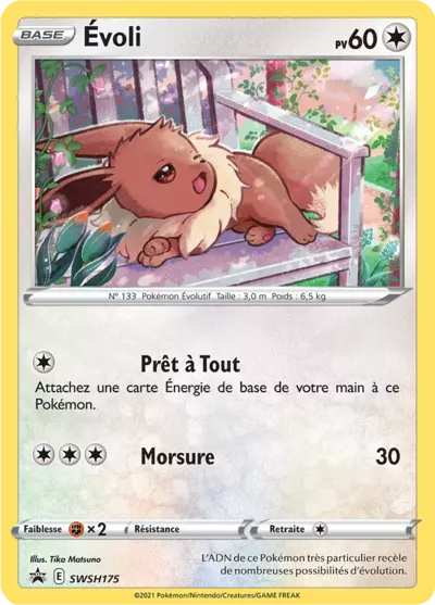 SWSH175 Évoli PkmCards fr